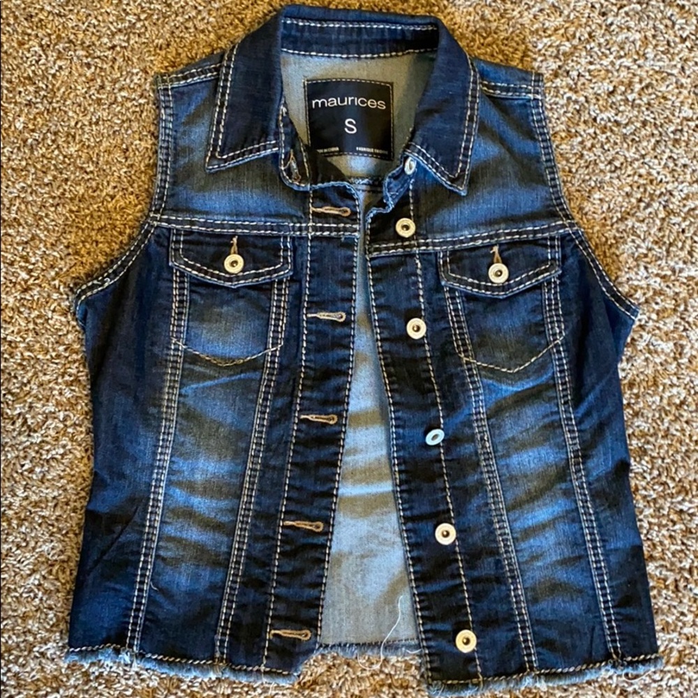 Maurices Denim Vest